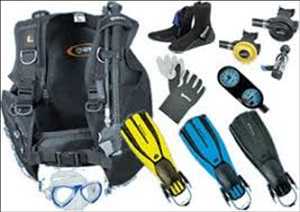 Equipo de buceo